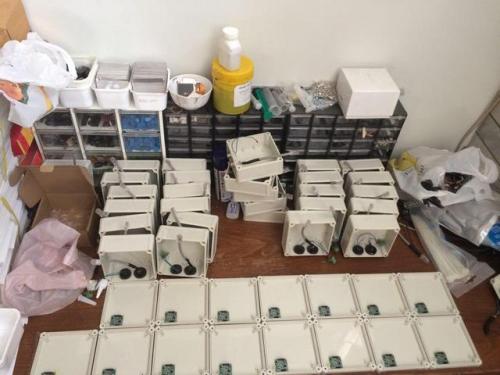 Water proof boxes with RFID module